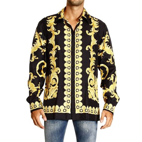 camicia estiva versace anni 80uomo